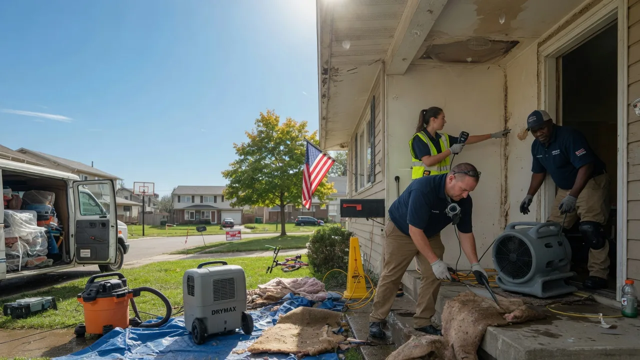 Water Damage Restoration in Sharples, WV near me